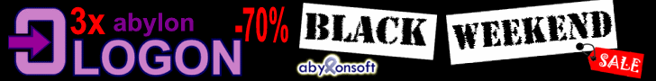 Black-Weekend: 70% Rabatt auf abylon LOGON