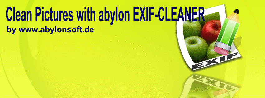 Selbst erstellte Grafik über den abylon EXIF-CLEANER