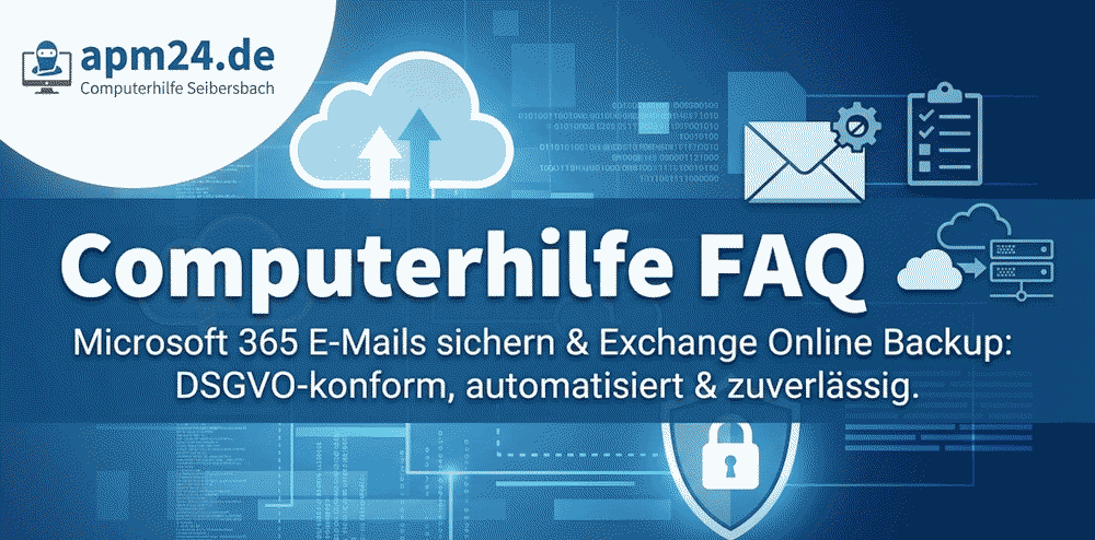 Mit Gemini-KI-Hilfe erstellte Grafik zum Artikel zu Exchange und IMAP Backup