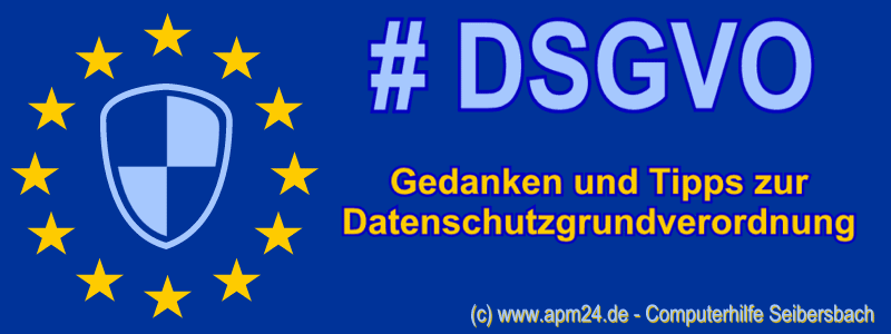 Selbst erstellte Grafik zum Artikel Datenschutzverordnung (DSGVO)