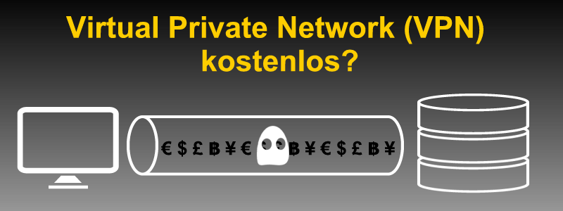 Selbst erstellte Grafik zum Artikel über kostenloses VPN