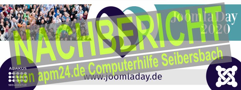 Selbst erstellte Grafik zum Artikel über JoomlaDay Nachbericht