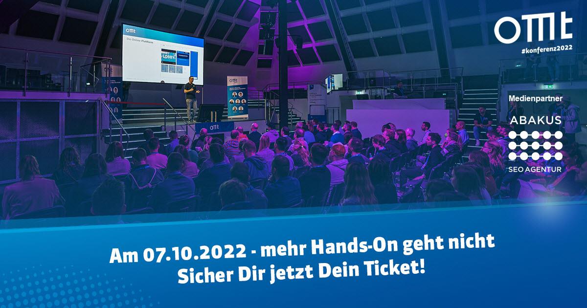 Von OMT und Abakus zur Verfügung gestellte Grafik zum Online Marketing Event OMT 2022