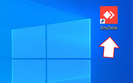 AnyDesk Verknuepfung auf Desktop
